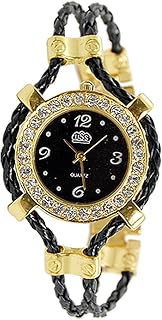 Qtqgoitem Ladies Rhinestone Round Case Chain Style Bangle Quartz Watch (Model: 547 e31 89d 832 bdf)