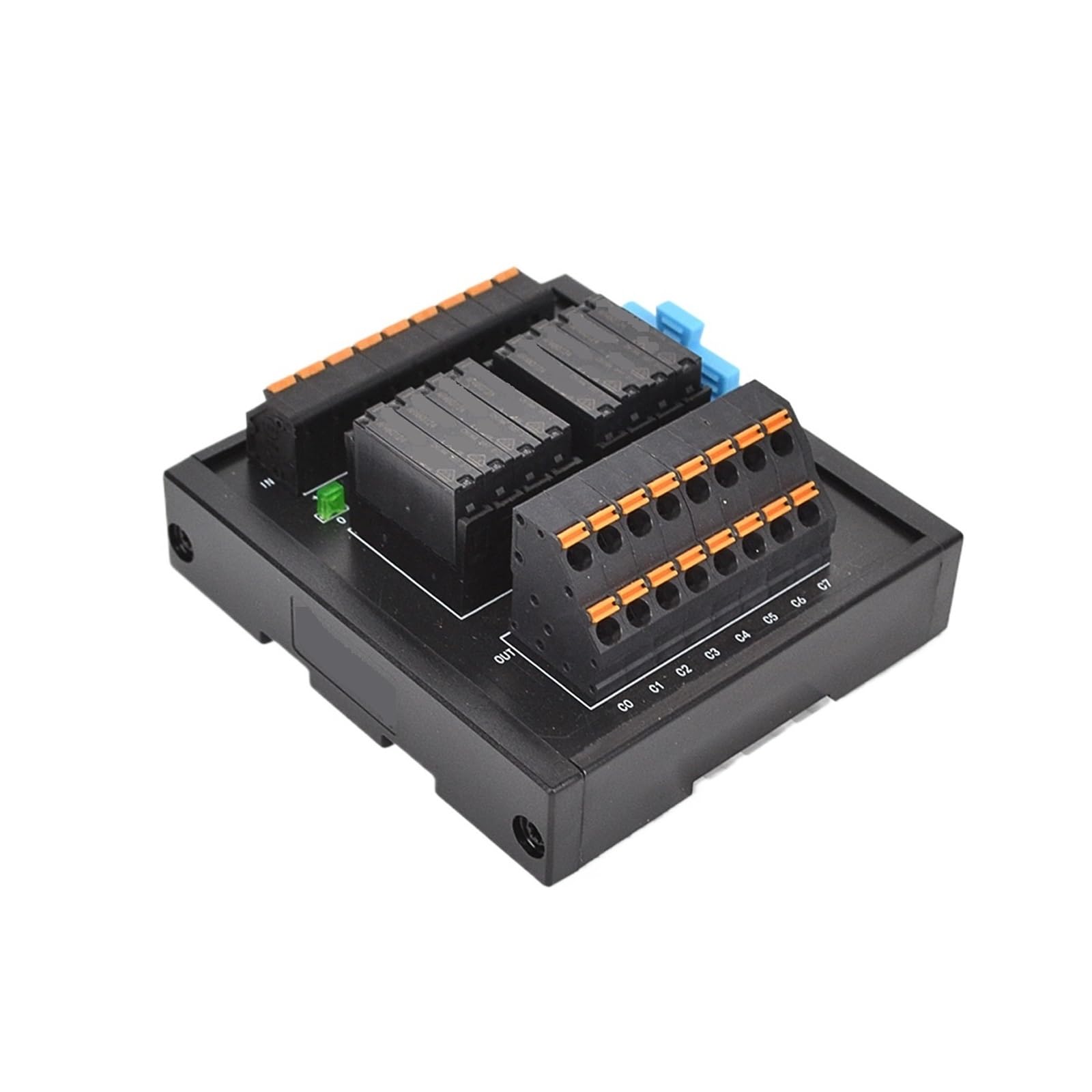 Módulo de relé de 8 bits QMY418ASL-P con base de terminales para PLC 1