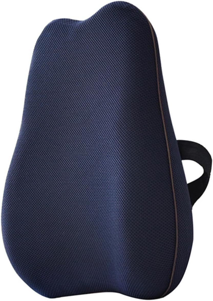 Back Support Pillow for Office Chair Comfortable Lumbar Support Cushion for Home and Car Ergonomic Design for Lower Back Material for Day Use
