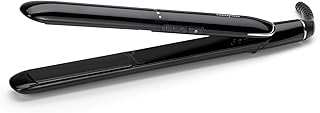 BaByliss ST255E Planchas de pelo con placas flotantes de cerámica con turmalina, 3 temperaturas 180ºC, 200ºC y 230ºC, calentamiento instantáneo, apagado automático, cable giratorio 2 m