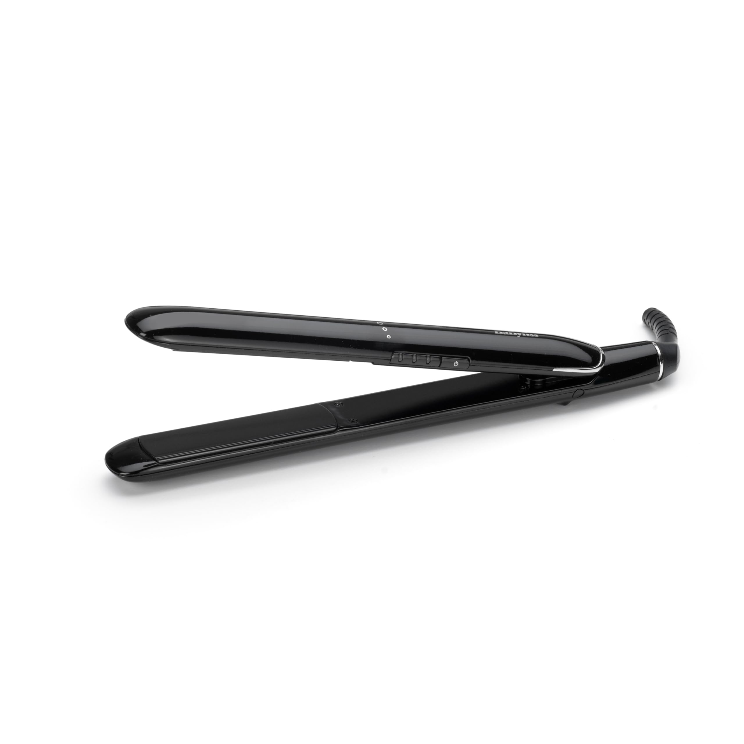 BaByliss ST255E Planchas de pelo con placas flotantes de cerámica con turmalina, 3 temperaturas 180ºC, 200ºC y 230ºC, calentamiento instantáneo, apagado automático, cable giratorio 2 m