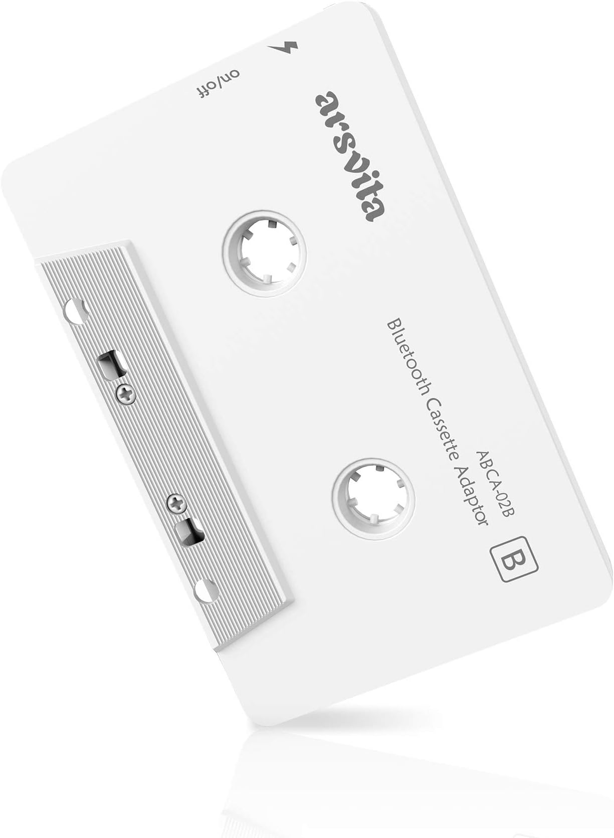 5.0 Car Audio Bluetooth Cassette Aux Adapter, White