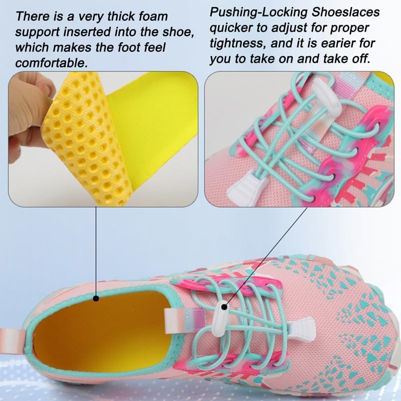 LIZRHA Water Shoes for Men and Women Quick Dry Aqua Swim Barefoot Shoes for Outdoor Fishing Beach Pool Boat Surfing Walking Water Park and Yoqa Activities - Image 6