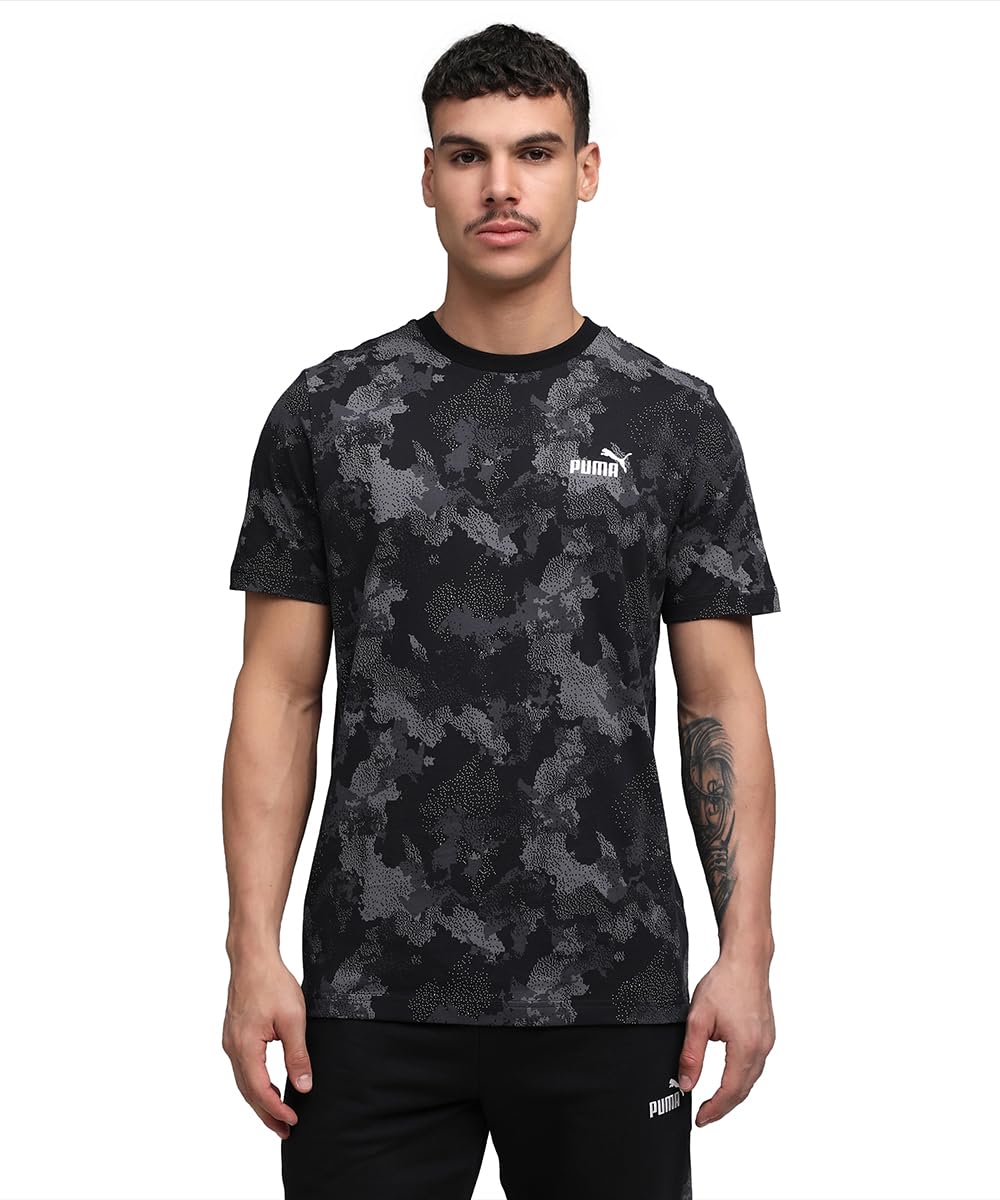 PUMA , Men, ESS CAMO AOP Tee, Black, L (68936901)-picture-23