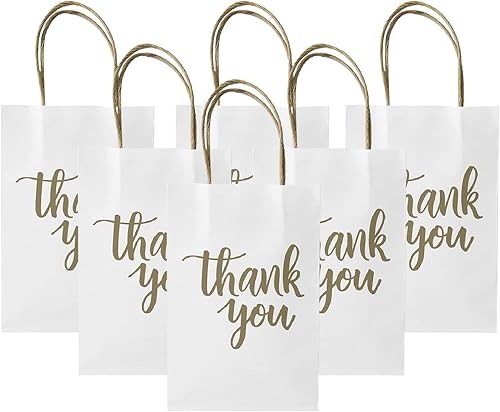 Miniatura 10 de DjinnGlory Paquete de 100 pequeñas bolsas de regalo de papel verde con asas para pequeñas empresas, compras, bodas, baby shower, recuerdos de fiesta