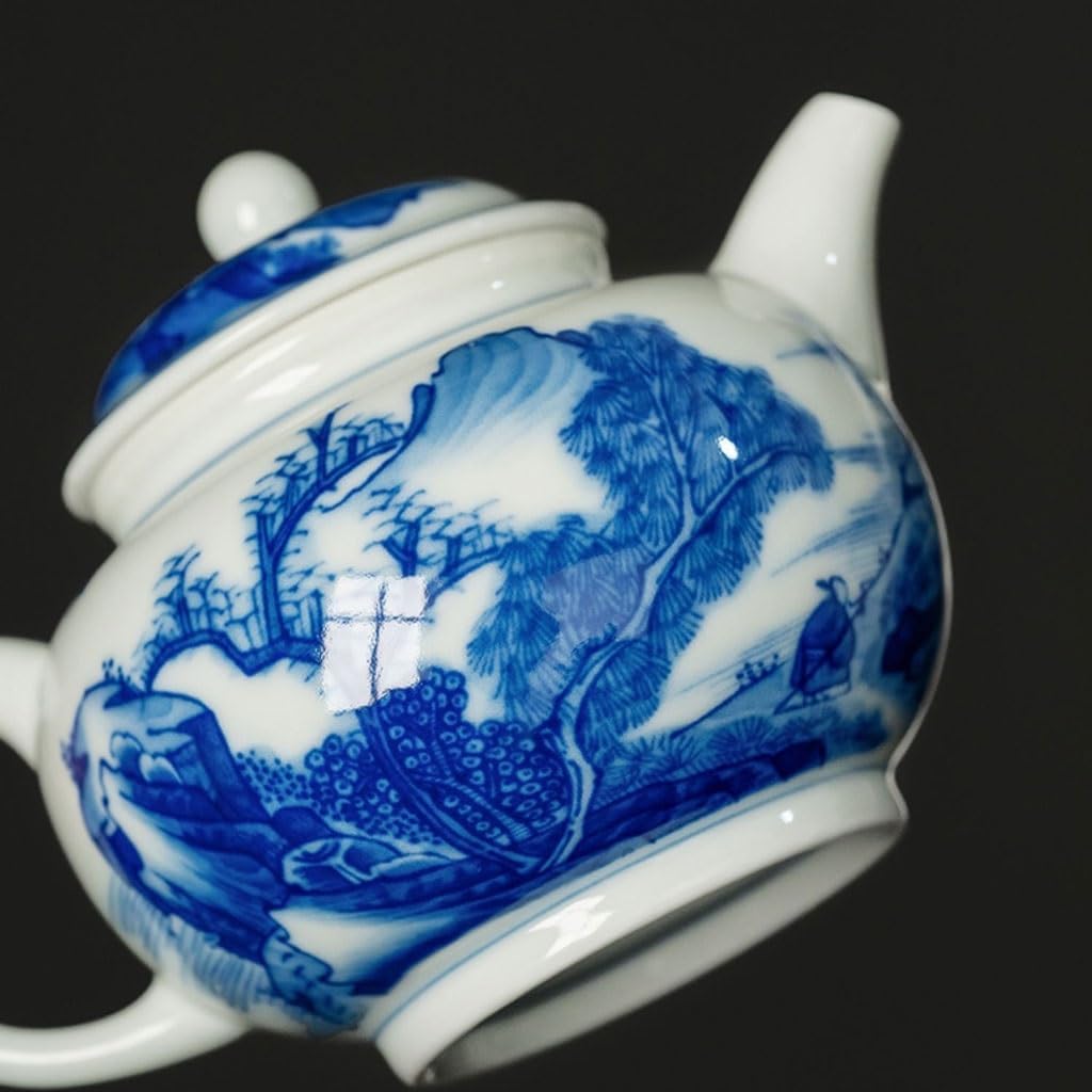 Ceramic Teapot Kung Fu Tea Set Chinese Hand-painted Teapot For Brewing Tea Household Ceramic Tea Kettle Teapot With Filter Tea Pot Ceramic