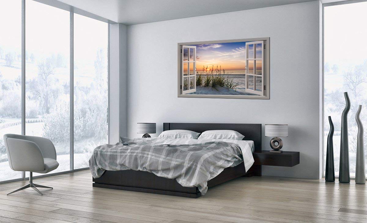 Tableau Visario Sur Toile – Speicherstadt De Hambourg – 120 X 80 Cm – Impression Qualité Musée, Prêt à Accrocher
