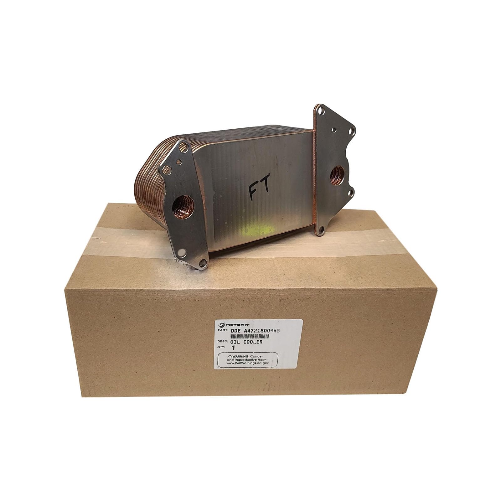 Amazon.com: OEM DETROIT DD15 DDE A4721800965 OIL COOLER : Automotive