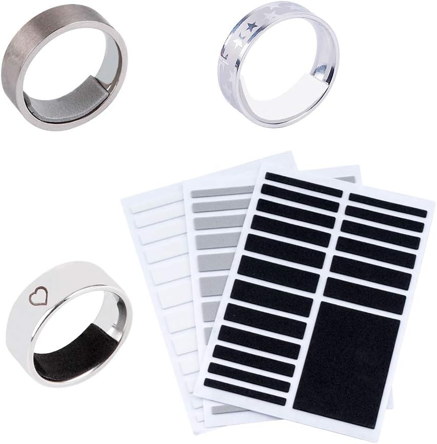 URlighting Invisible Ring Size Adjuster 3 Sheets for Loose Rings - Loose Ring Size Adjuster, Jewelry Guard, Tightener,Spacer, Sizer, Fitter for Fixing Wide Rings