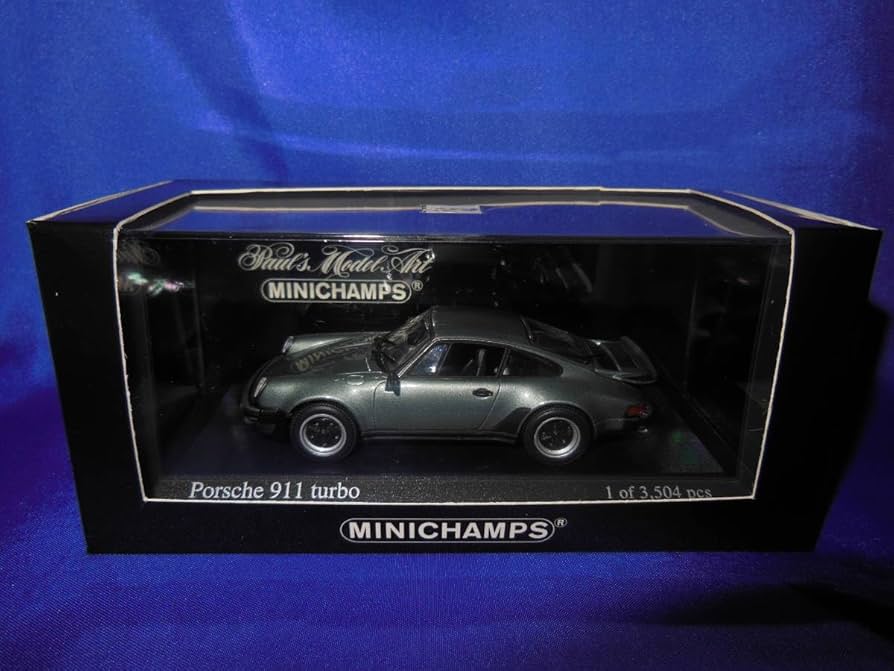 ミニカー 1/43 Porsche 911 Turbo 1977 / PMA Porsche 911 Targa 1977 Turquoise Blue 1:43 Minichamps