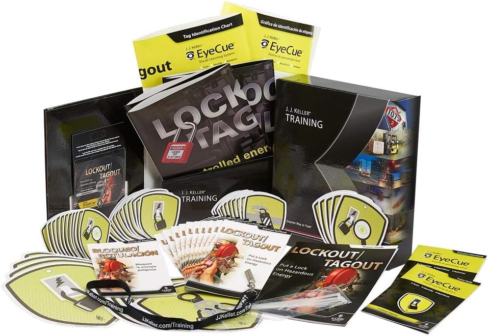 Lockout/Tagout: Put a Lock on Hazardous Energy Training Kit, English & Spanish, Help Stop Unexpected Startups with Critical info on OSHA Requirements, J. J. Keller & Associates, Inc.
