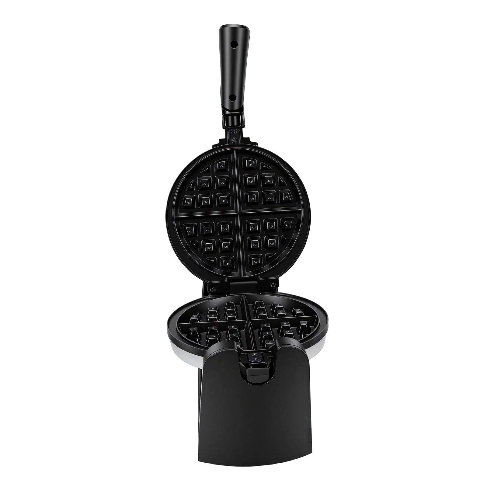 ASHATA Máquina para Hacer Gofres Giratoria de 1000 W, Fácil de Limpiar, Antiadherente para Reuniones Familiares, Preparar Gofres y Panqueques (Enchufe de la UE)