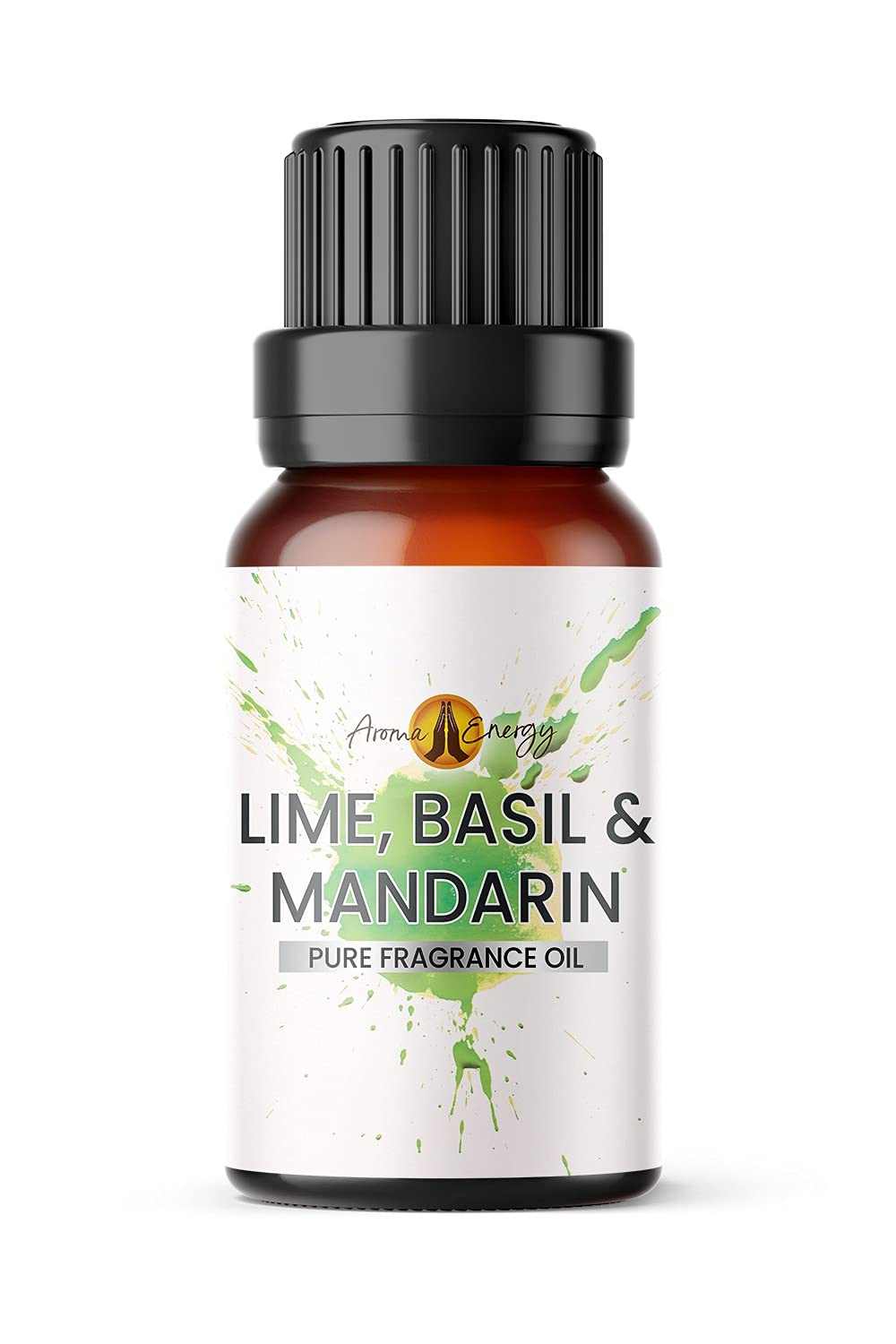 Lime, Basil & Mandarin Fragrance Oil, 10ml - Use in Aromatherapy Diffuser, Home Made Making, Potpourri, Candle, Soap, Slime, Bath Bomb, Air Freshener