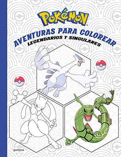 Pokémon Aventuras para colorear: legendarios y singulares (Colección Pokémon): Legendarios y singulares / Legendary & Mythical Pokémon