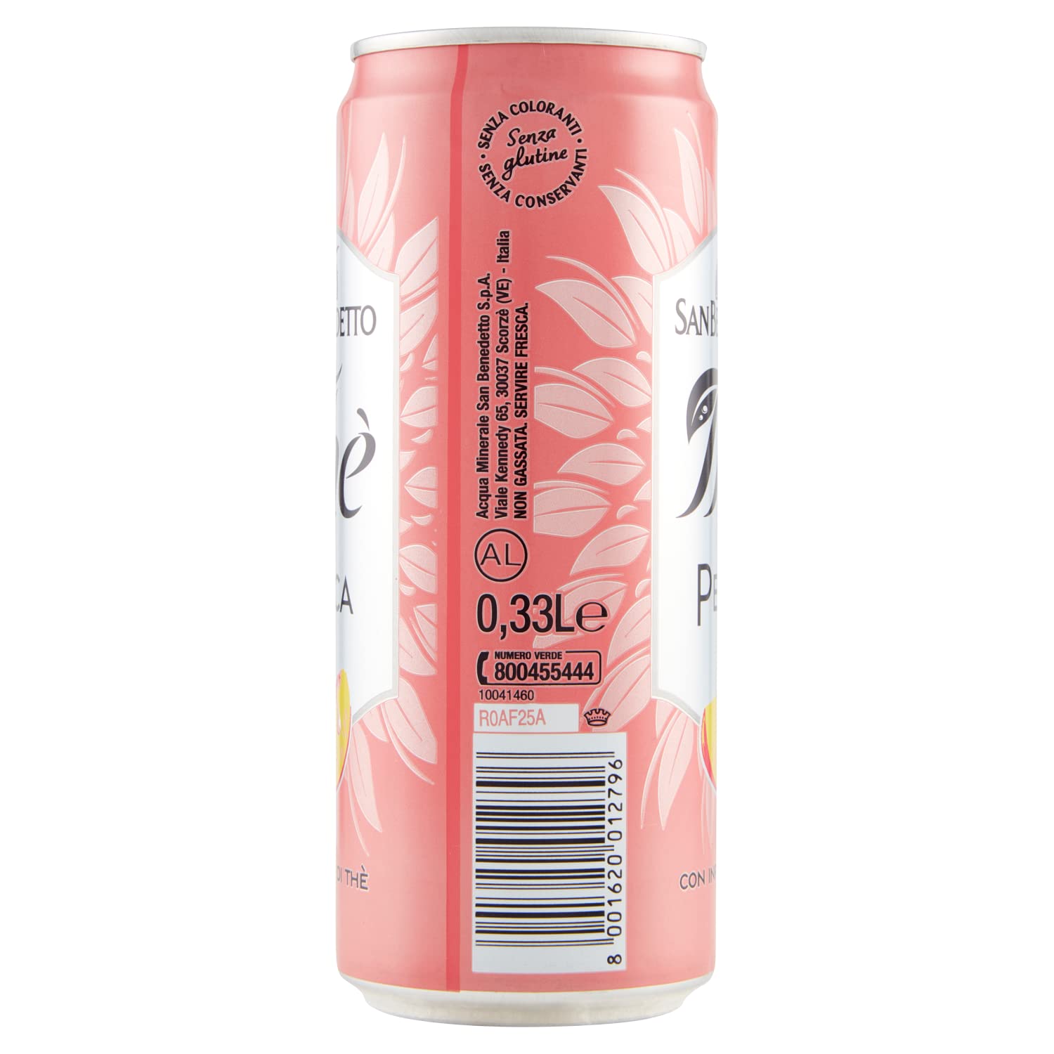 Italian Gourmet Tè Pesca Eistee Pfirsich Lattina Dose Vorrat 72 x 330ml | Bevanda rinfrescante alla frutta; gekühlt servieren, ideal bei Party, Gesamtnettogewicht 23,76 L + Kostenlos Polpa 400g