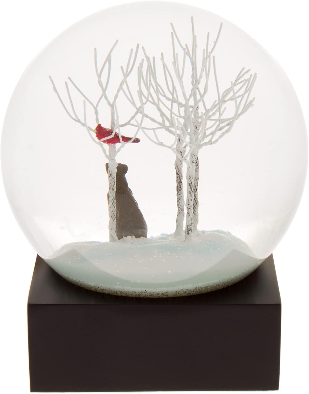 Chocolate Lab in Woods Snow Globe by CoolSnowGlobes