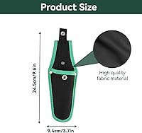 Vista 6 de Funda de podadora de jardín, tijeras de podar, funda de tijera, tijeras de podar, bolsa de herramientas con hebilla