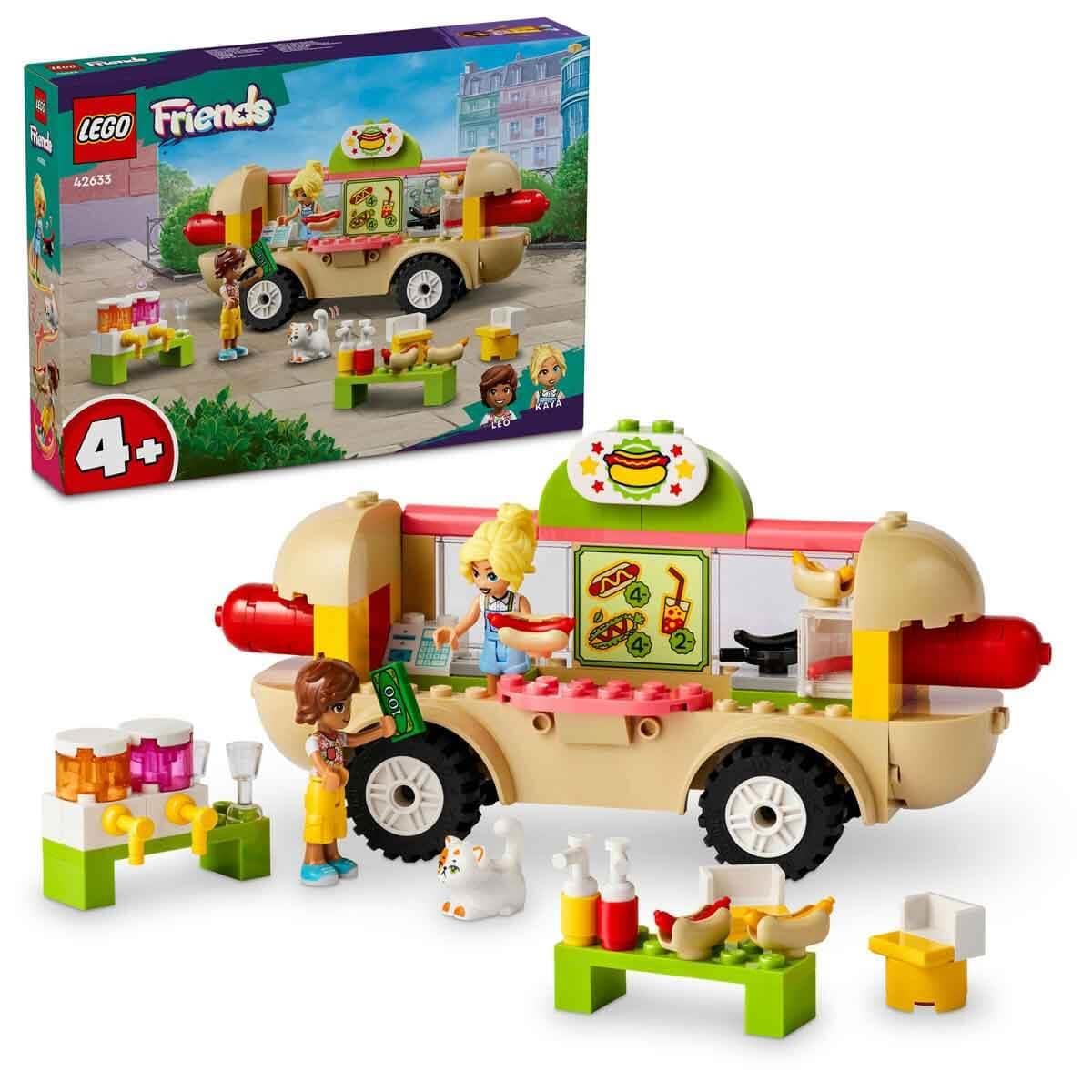 Friends Hot Dog Food Truck Toy Set with Mini-Dolls 42633