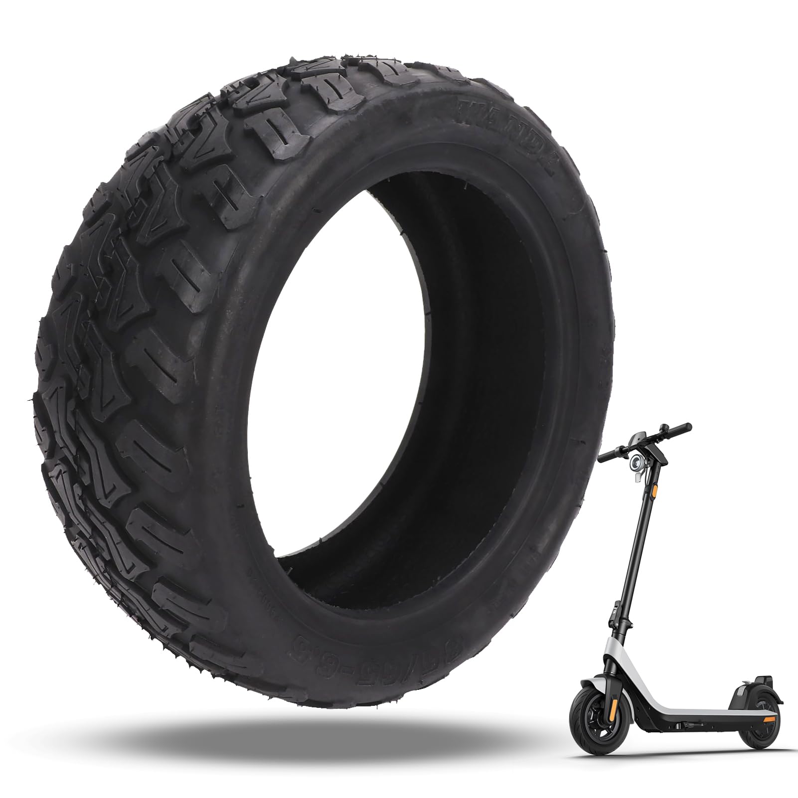 WGFOIP 85x65 6.5 Electric Scooter Tires, Balance Car Replacement Tire Tubeless Explosion Proof Rubber Tyre for Scooters