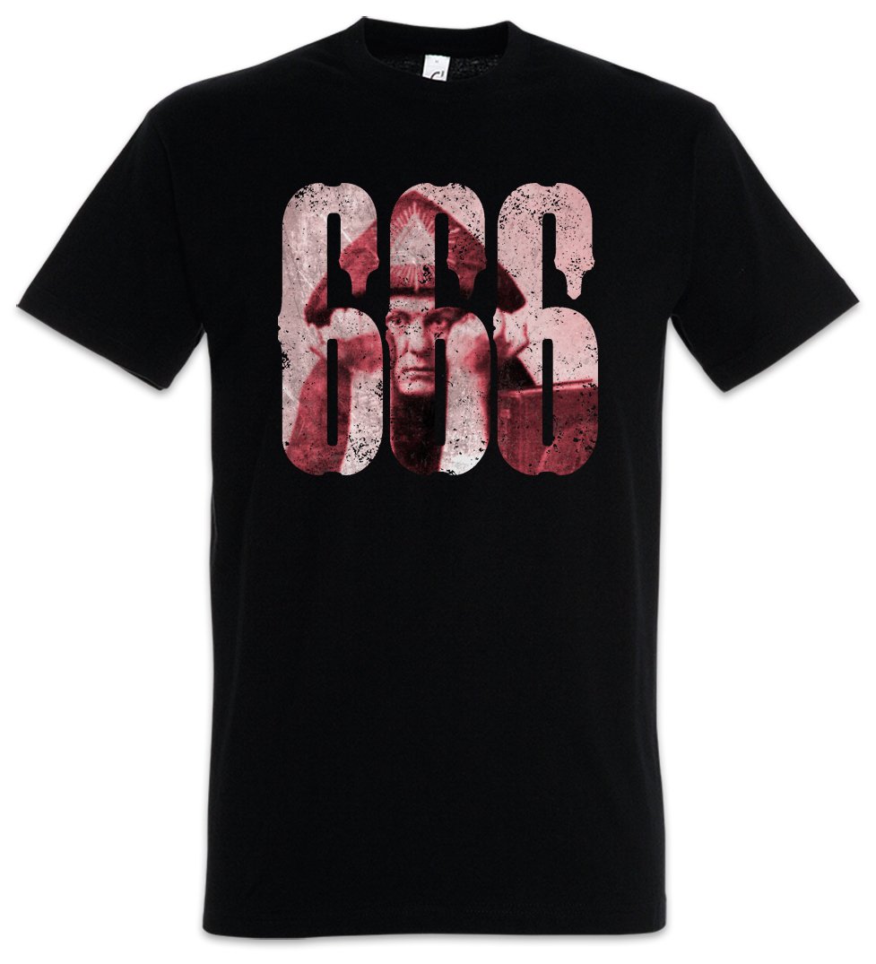 Urban Backwoods 666 Aleister Crowley Men T-Shirt Black Size L