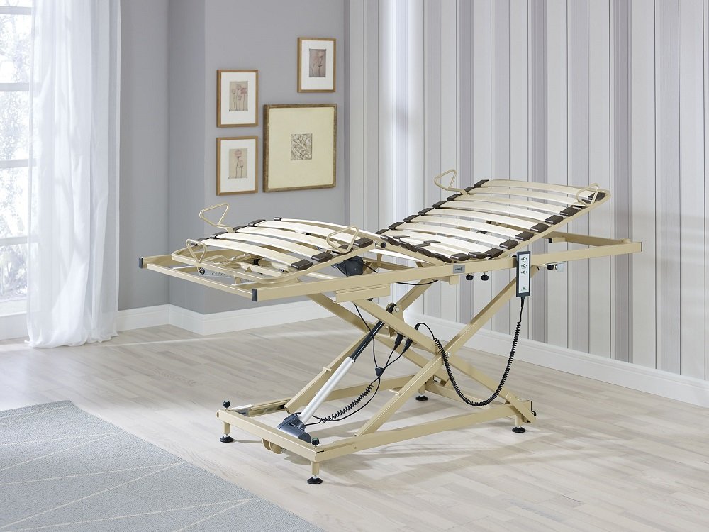 Lippe IV,Lattenrost inkl. Untergestell 90x200cm,24V, Krankenpflegeartikel