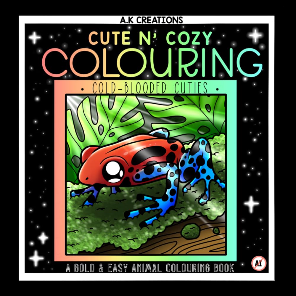 Cute n’ Cozy Colouring: Cold-Blooded Cuties
