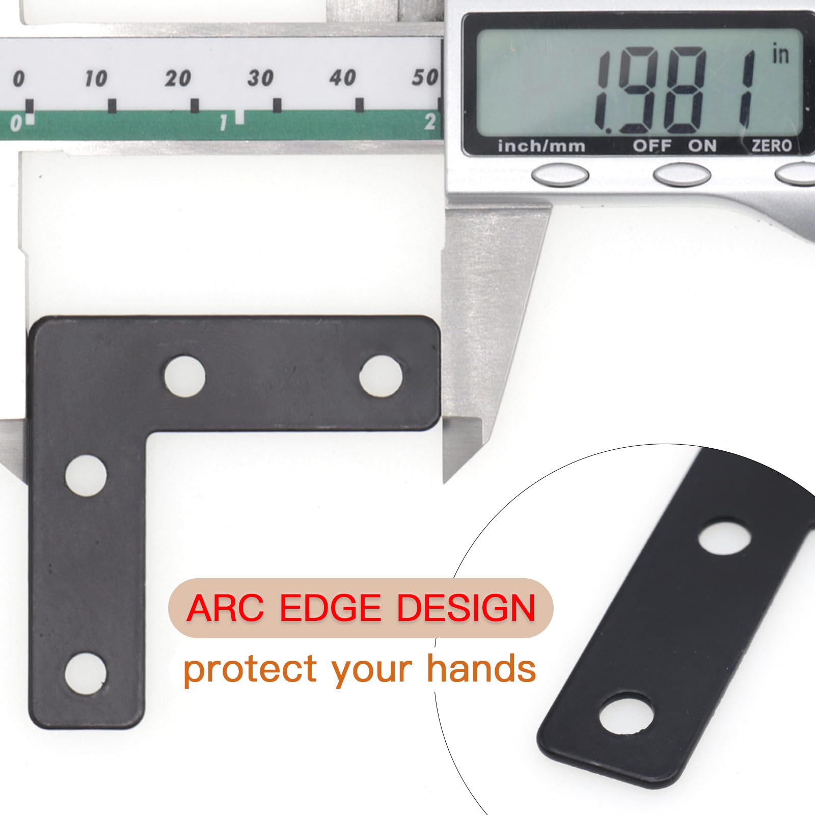 RELIABILT 2.5-in X 1.5-in X 2.5-in Zinc-plated Steel Corner Brace 32118ZCLLG At - Foto 8