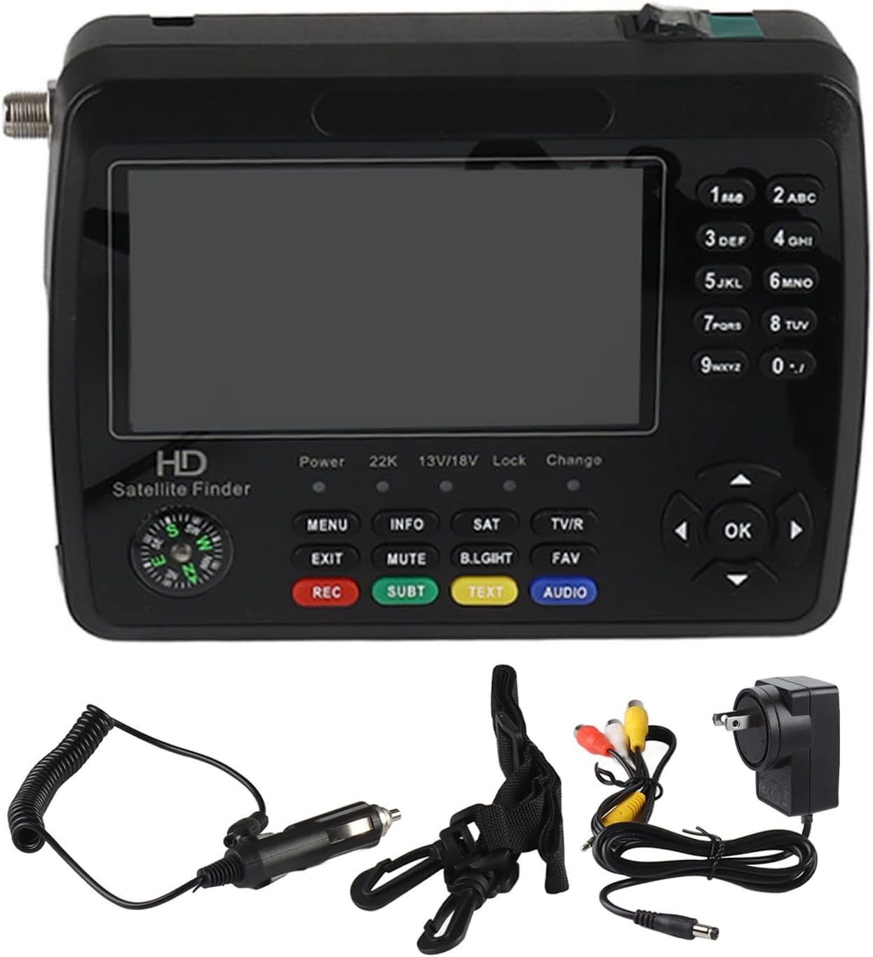 Satellite Finder High Definition 4.3 Inch LCD 4000mAh Battery Digital Handheld Satellite Finder
