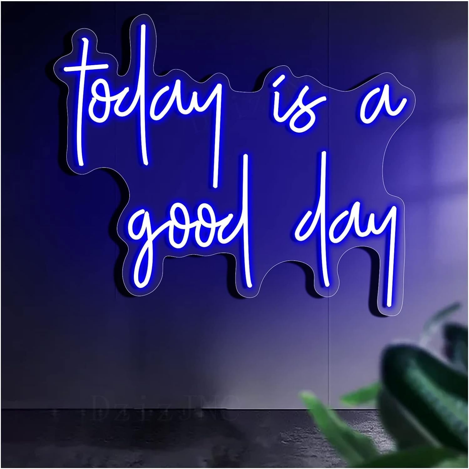 WaiDXn LED Neon Light Sign Today is a Good Day Neon Signs Lights Handmade Led Neon Sign for Bar Decor