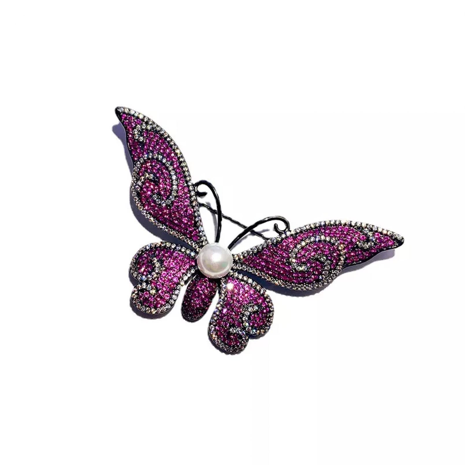 WLLLTYBroochLadies Fashion New Purple Cubic Zirconia Broche Accesorios de Ropa Regalo