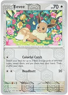 Pokemon Eevee Reverse Foil Card