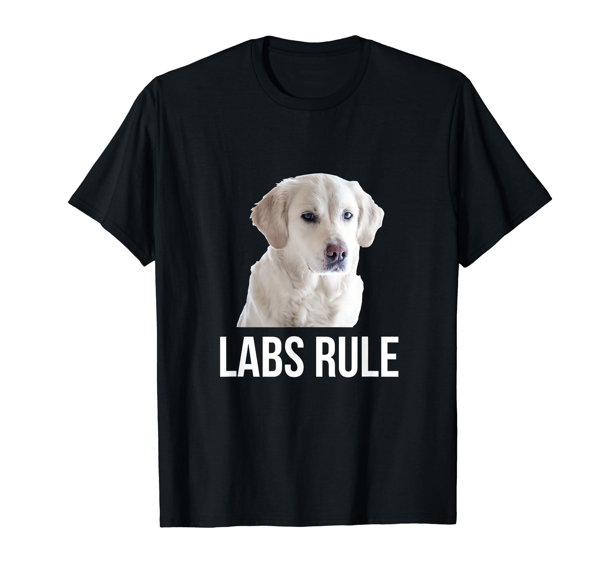 LoveLab ShirtsWhite Labrador Retrievers Rule (Labs) T-Shirt T-Shirt