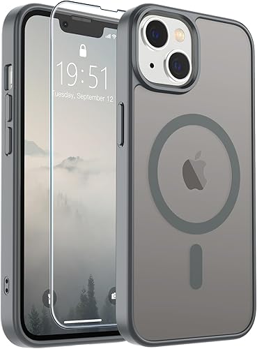 Miniatura 81 de SUPFINE Funda magnética para iPhone SE 2022 (3ª)/2020 (2ª), iPhone 8 (compatible con MagSafe) (protección contra caídas de grado militar), funda