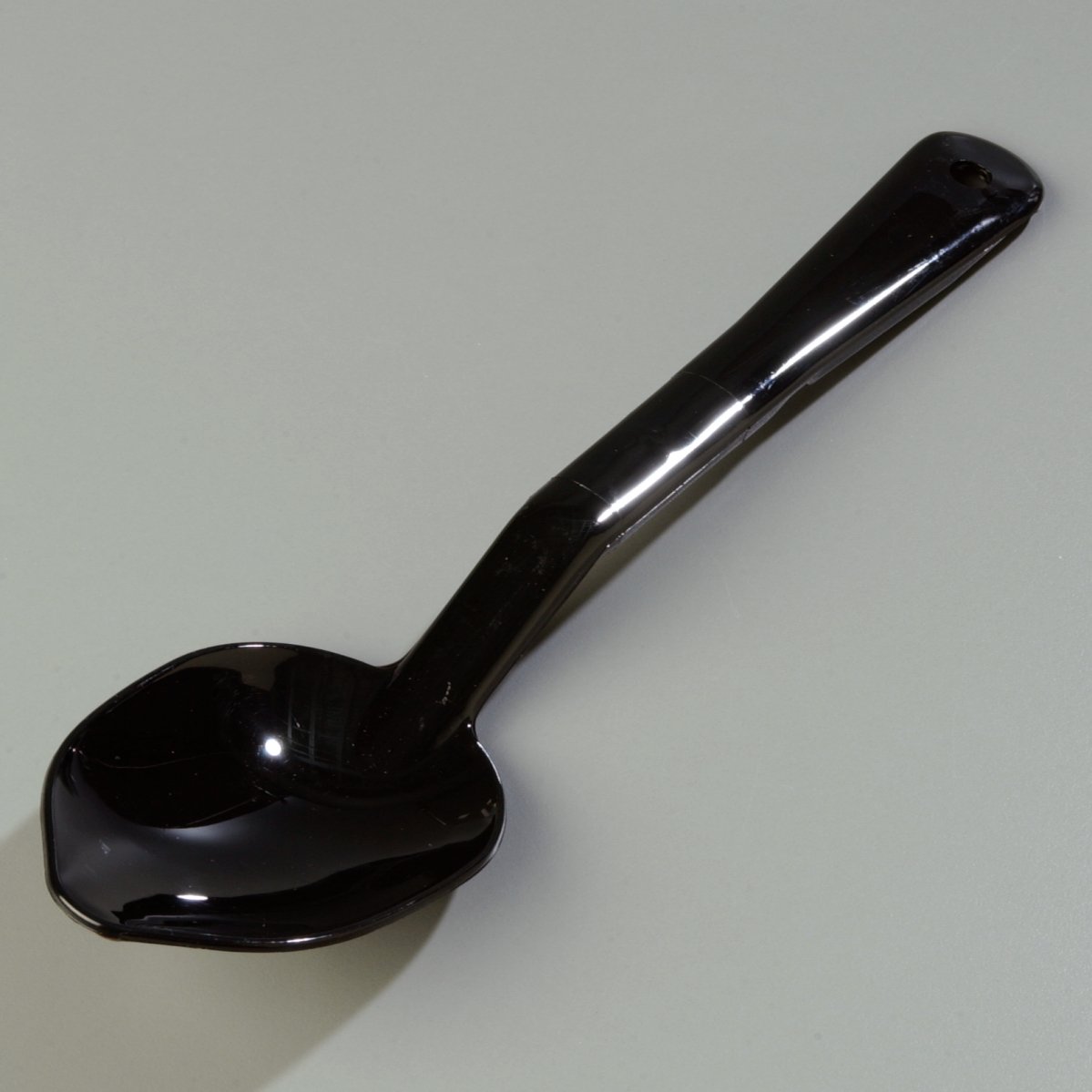 Carlisle FoodService Products Serving Spoons – 11-Inch Party Serving Utensils for Buffet and Catering, Polycarbonate, 1.50oz Capacity, Heat Endurance to 270°F, NSF Listed, Black