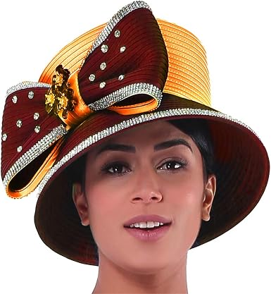 Amazon.com: KUEENI - Trajes de iglesia para mujer con sombreros, traje de  vestido de iglesia para damas, M, Sombrero naranja/marrón : Ropa, Zapatos y  Joyería