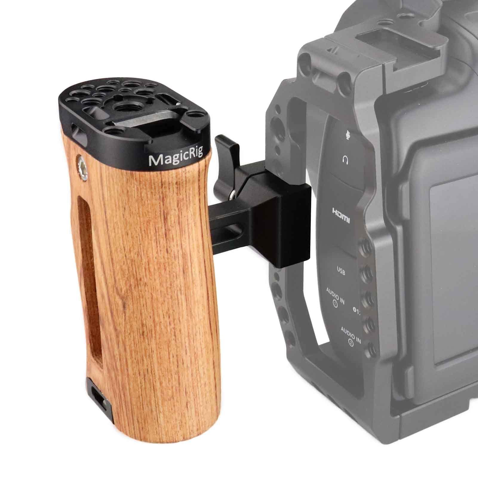 Amazon.com : MAGICRIG Wooden Side Handle for BMPCC 4K / 6K / 6K