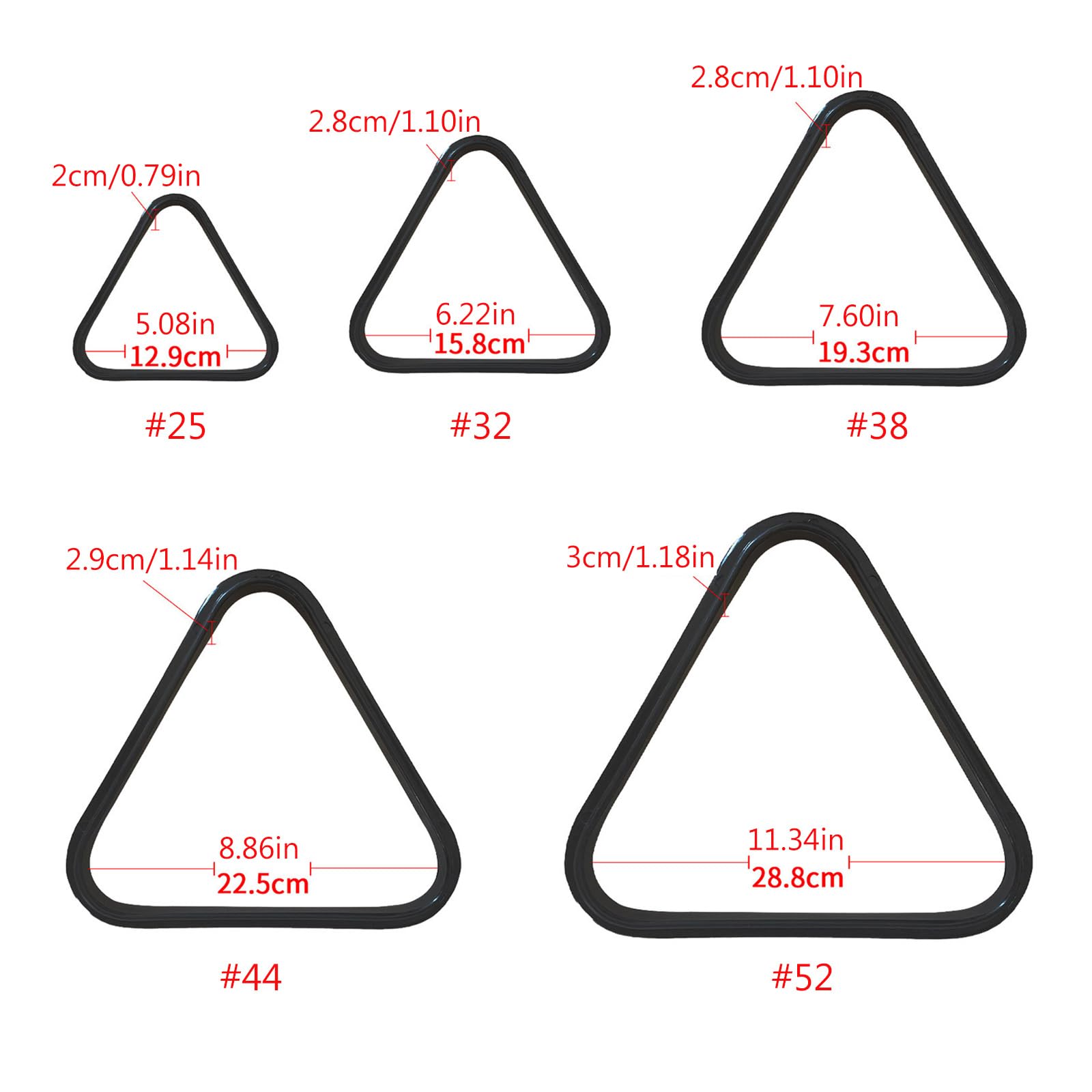 Triangles Billard Rack Frame Triangles De Position Pool Pool Réglage Trépieds Billard Triangle Triangle Rack Table Outils Billes Trépied