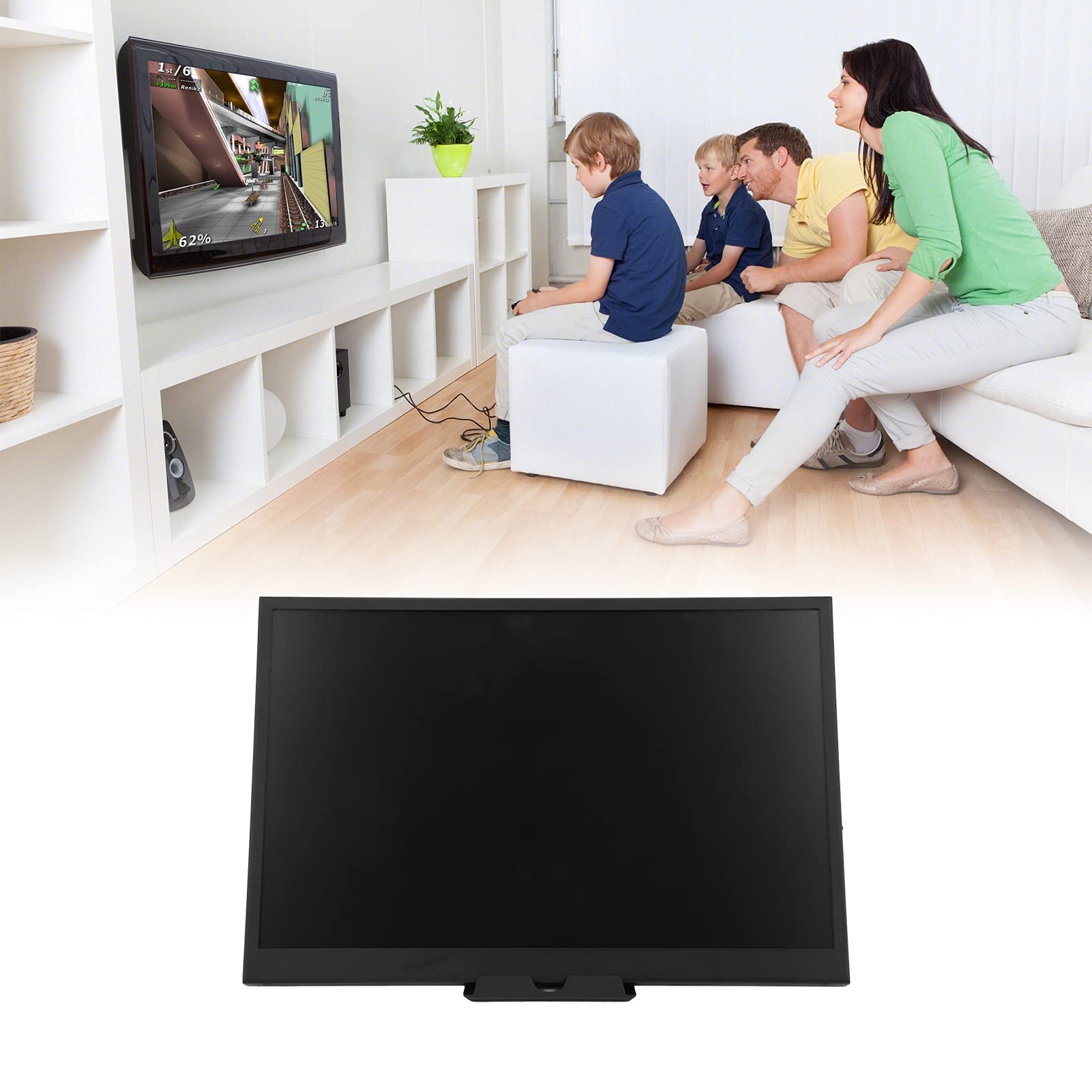 Schermo LCD per Computer, Angolo di Visione HD 60°, Risoluzione Ultra HD 1280 X 800, Monitor per Computer Desktop per Lavorare, Giocare, Guardare Film