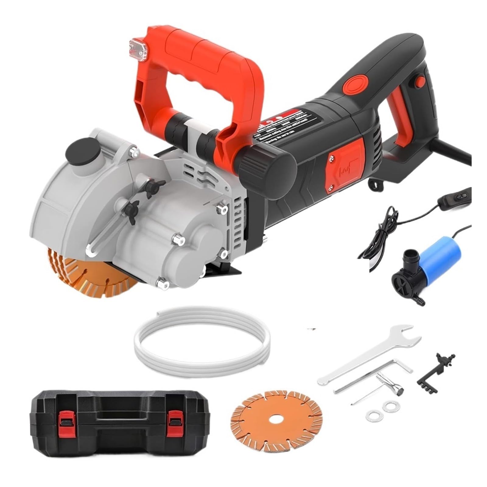 4800W Wall Chaser Concrete Cutter Electric Aiming Groove Slotting Machine 133mm Circular Saw Cutting Tool Powerful Grooving