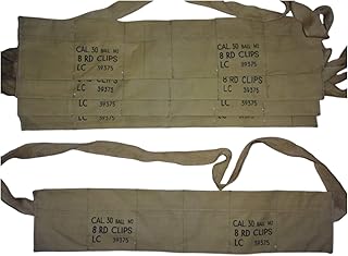 WWII US Army Bandolier for M1 Garand Marked - Reproduction (5)