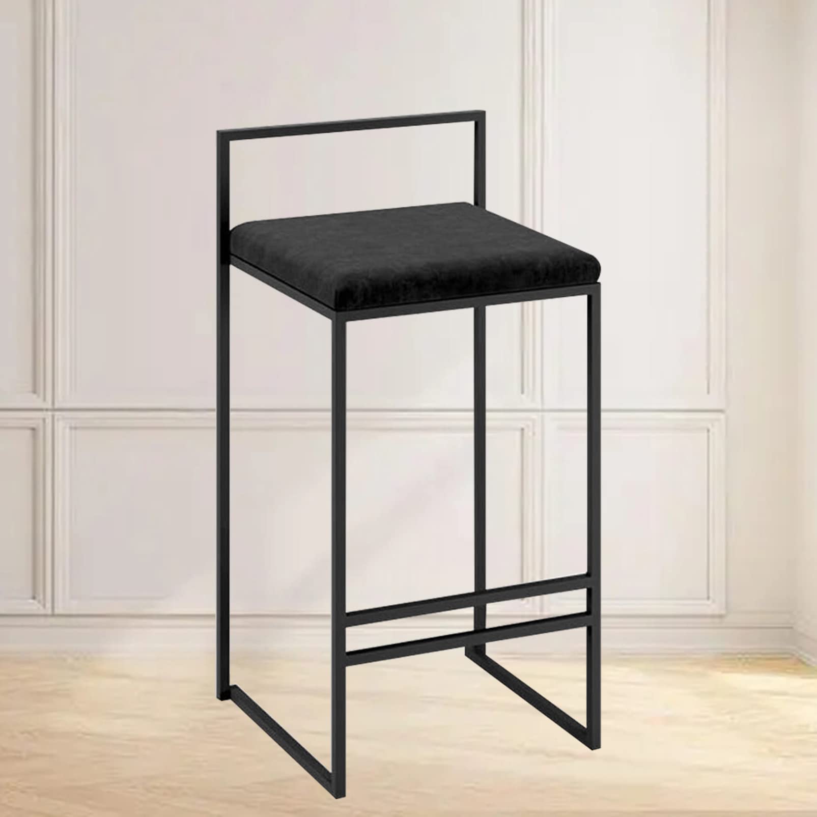 Tabourets de bar style industriel lot de 2 pour îlot de cuisine et repas