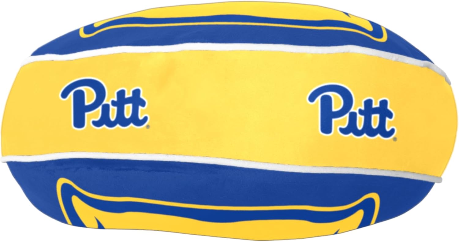 Logo Brands NCAA Pittsburgh Panthers Puff Pillow – Plush, Soft, Stretchy with Team Color Design