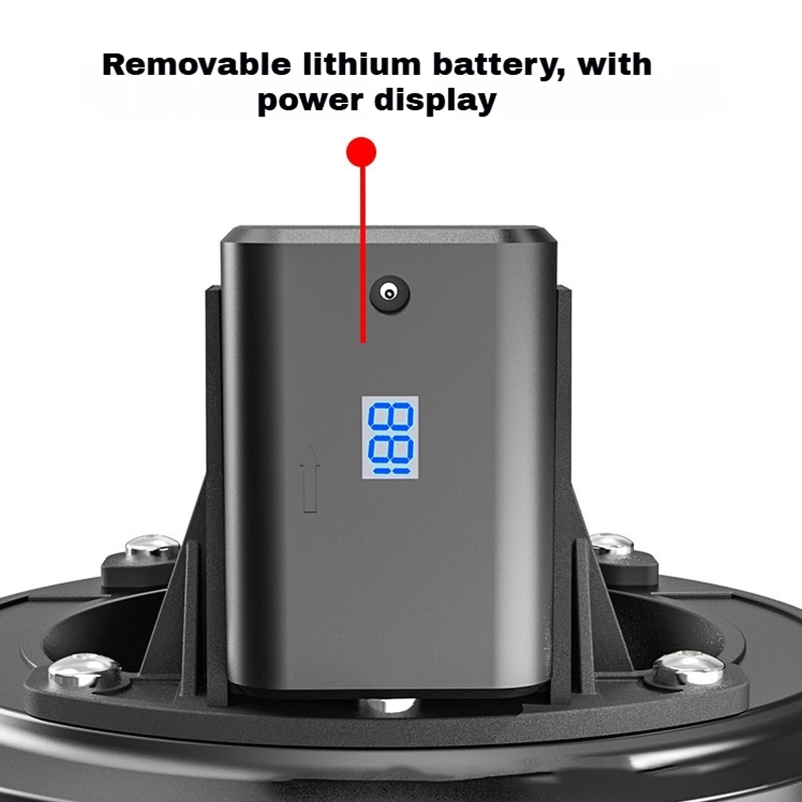 XoTiq Ventosa con bateria, Ventosa Doble de Aluminio para Trabajos Pesados, Ventosa electrica para Trabajos Pesados, 2400mAh Carga Maxima 440lbs, Ventosa para Levantar Granito, Azulejos, Vidrio