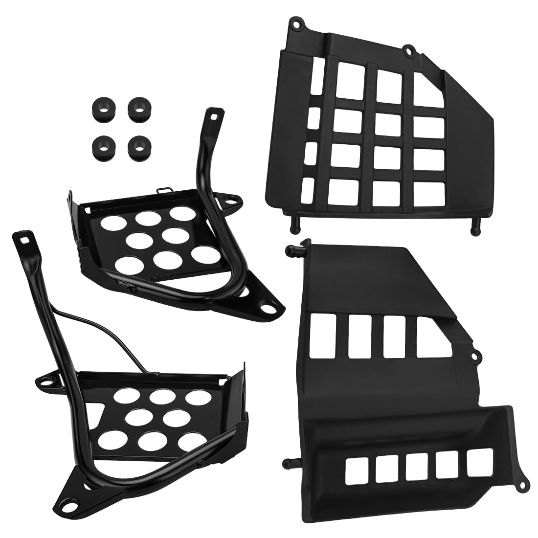 Nerf Bars y protectores de talón con estriberas izquierda y derecha para Yama-ha Banshee 350 YFZ350 1990-2006 3GD-27445-00-00 3GG-21691-00-00