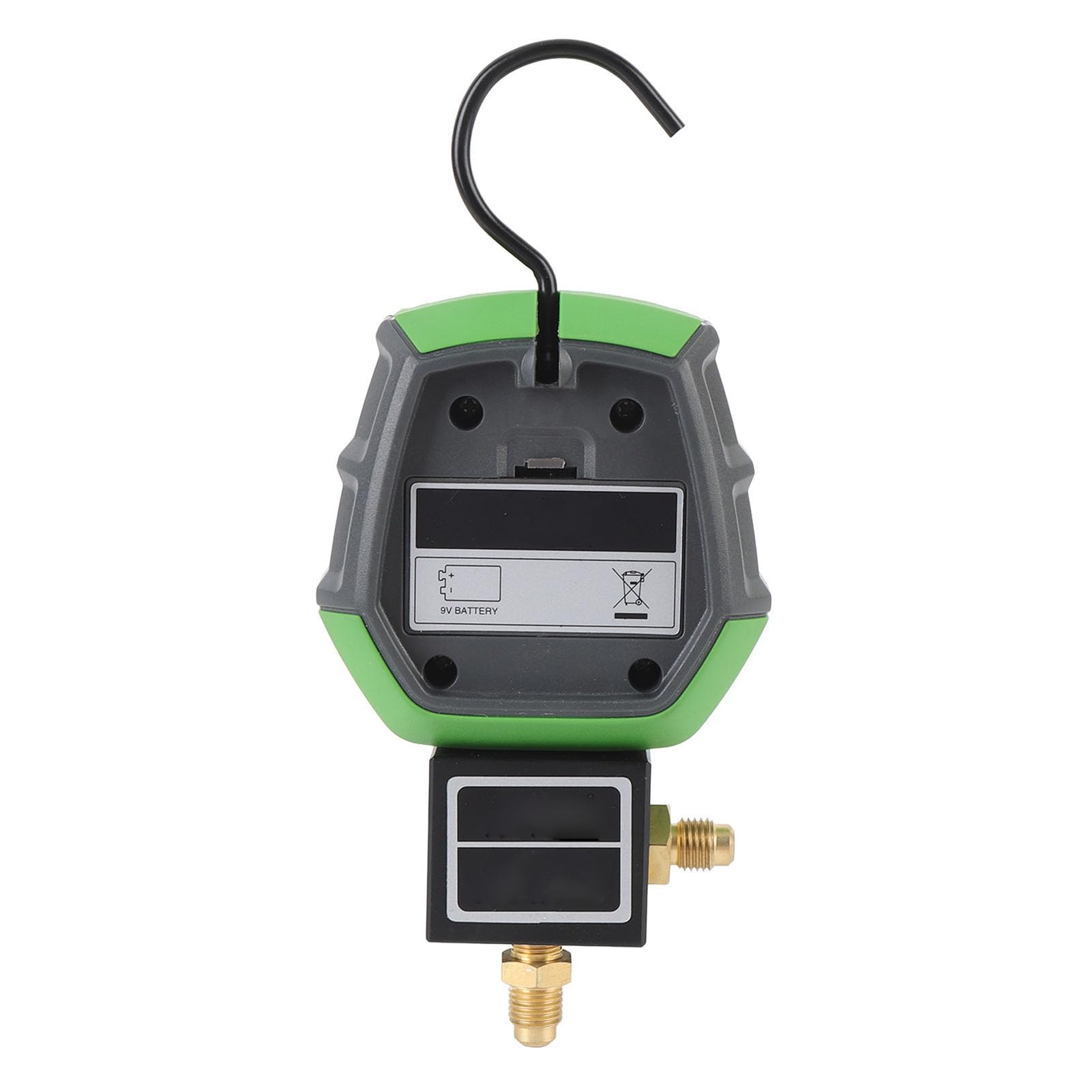 FTVOGUE Jauge Numérique CVC 5 Unités Testeur de Fluide Réfrigérant pour Collecteur de Pression Sous Vide pour Fluoration AC 0-6000KPa avec Arrêt Automatique Capteur Haute Précision Plage de -20 ℃ à