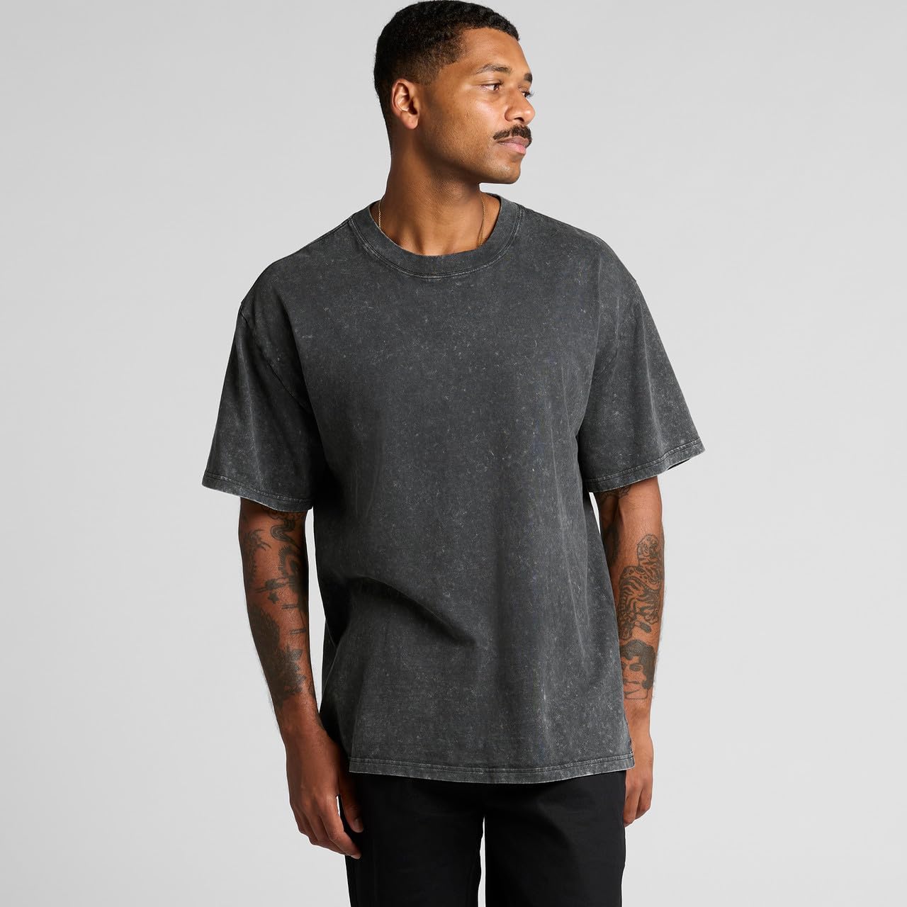 AS Colour Mens Stone Wash Heavy Tee - Image 6