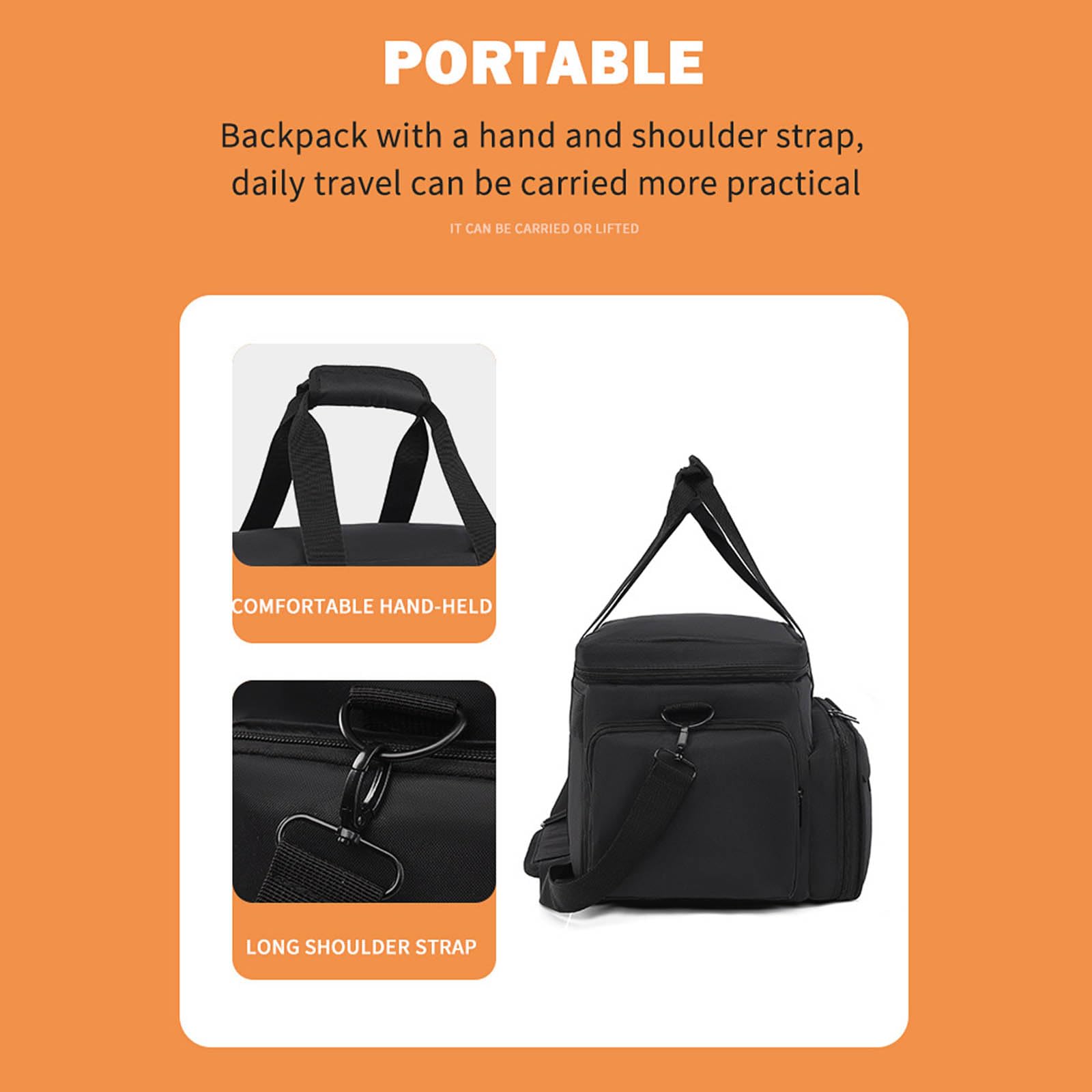 Abnehmbare Make Up Organizer Mit Großer Kapazität Wasserdichter Stoff Kosmetik Aufbewahrungstasche Make Up Reise Für Unterwegs Badezimmer Freundliche wasserdichte Kosmetik