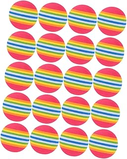 Toyvian 40 Pcs Golf Golfballs Practice Balls Foam Balls Indoor Practice Balls Practice Train Balls Practice Balls Eva Red Colored Balls Soft Balls Practice