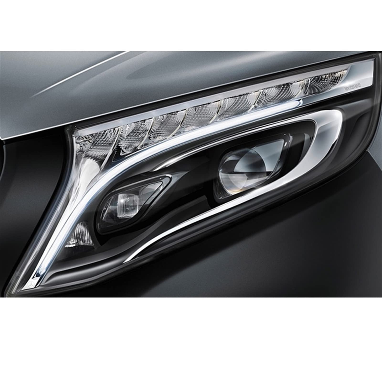 Akcesoria samochodowe stylizacja lampa czołowa kompatybilna z reflektorami Benz Vito 2013-2019 W447 reflektor DRL obiektyw projektora dynamiczny(For Left Hand Drive)