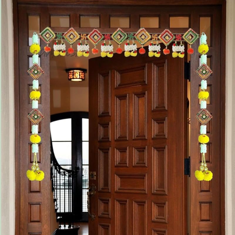 Virushka Wall Door Hanging, Toran/Festoon Bandhanwar 37 inch ...